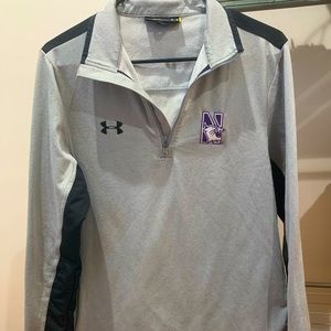 Northwestern 🐾 Quarter Zip Fleece - Cold Gear